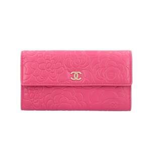 CHANEL Pink Leather Wallet